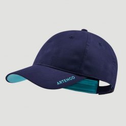 Czapka z daszkiem Artengo TC500 rozmiar 56. Niebieskie czapki z daszkiem ARTENGO, bez wzorów, z materiału. Za 29.99 zł.