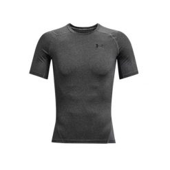 Jersey Under Armour à manches courtes. Czarne bielizna termoaktywna Under Armour, m, bez wzorów, z jersey, bez ramiączek, na fitness i siłownię. Za 231.99 zł.