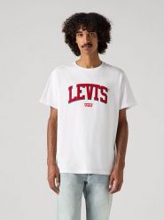 Levi´s Koszulka w kolorze białym rozmiar: L. Białe bezrękawniki l, bez wzorów, z bawełny, bez kołnierzyka, bez ramiączek. Za 87.81 zł.