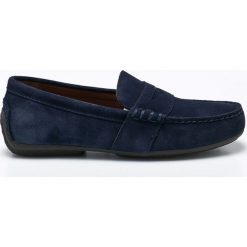 Polo Ralph Lauren - Mokasyny. Czarne mokasyny marki Polo Ralph Lauren, z materiału. W wyprzedaży za 429.90 zł.