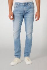 GUESS Błękitne męskie spodnie jeansowe Angels. Niebieskie jeansy Guess, m. W wyprzedaży za 284.99 zł.