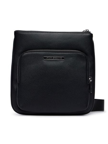 Armani Exchange Saszetka XM000846 AF12134 UC001 Czarny. Czarne saszetki i nerki Armani Exchange, bez wzorów, ze skóry. Za 454.99 zł.