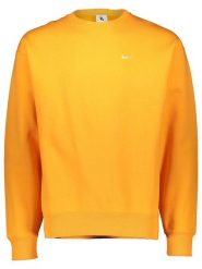 Nike Bluza "Solo Swoos" w kolorze pomarańczowym rozmiar: XS. Pomarańczowe bluzy Nike, xs, bez wzorów, bez kaptura. Za 137.10 zł.