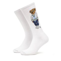 Skarpety Wysokie Męskie Polo Ralph Lauren. Białe skarpety Polo Ralph Lauren, bez wzorów. Za 59.99 zł.