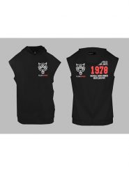 Plein Sport Bluza w kolorze czarno-czerwonym rozmiar: M. Czarne bluzy Plein Sport, m, bez wzorów, z bawełny, z kapturem. Za 216.73 zł.