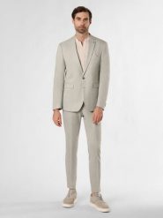 Finshley & Harding London Garnitur - Brixdon/Hoxdon Mężczyźni Slim Fit Sztuczne włókno zielony, 46. Zielone garnitury Finshley & Harding London, m, bez wzorów, z włókna. Za 549.95 zł.