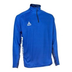Bluza dresowa męska rozpinana Select SPAIN 1/2 ZIP niebieska. Niebieskie bluzy Select, l, bez wzorów, z dresówki, bez kaptura. W wyprzedaży za 146.05 zł.