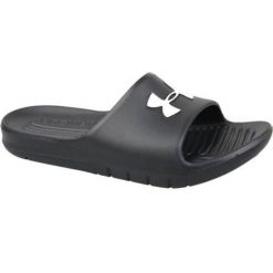 Klapki na basen męskie Under Armour Core Pth Sl. Czarne klapki Under Armour, z materiału. W wyprzedaży za 127.90 zł.