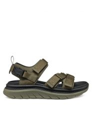 Geox Sandały U Spherica Actif X S U55L0A 0BC11 C3009 Khaki. Brązowe sandały Geox, z materiału, bez zapięcia. Za 339.99 zł.