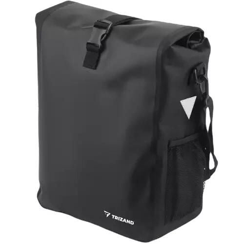 Torba na Rower Sakwa Rowerowa na Bagażnik Kufer Rowerowy Duża Boczna 15l. Czarne torby na laptopa TRIZAND. Za 46.80 zł.