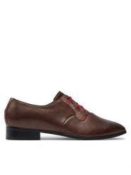 Baldowski Półbuty M00330-0363-001 Brązowy. Brązowe eleganckie półbuty Baldowski, bez wzorów, ze skóry, bez obcasa, bez zapięcia. Za 539.99 zł.