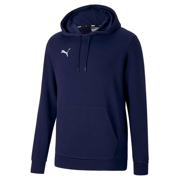 Bluza Puma Teamgoal 23 Causals Hoody 06 Dorosłych. Niebieskie bluzy z kapturem Puma, s, bez wzorów, z bawełny, z kapturem. Za 180.99 zł.