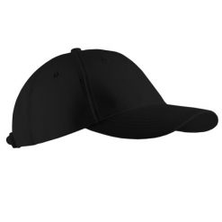 Czapka z daszkiem do golfa Inesis MW500. Czarne czapki z daszkiem INESIS, bez wzorów, z bawełny. Za 19.99 zł.