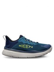 Keen Sneakersy WK450 Walking 1028912 Niebieski. Niebieskie buty sportowe casual Keen, bez wzorów, z materiału, bez zapięcia. Za 359.99 zł.
