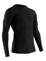 X-Bionic Zimowa koszulka sportowa w kolorze czarnym rozmiar: M. Czarne t-shirty sportowe X BIONIC, bez wzorów, z materiału, bez ramiączek, outdoorowe. Za 321.39 zł.