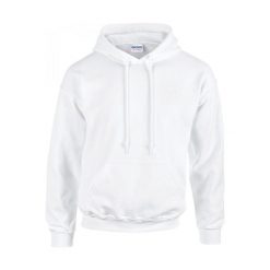 Bluza z kapturem Gildan Heavy Blend ®. Białe bluzy z kapturem GILDAN, m, bez wzorów, z bawełny, z kapturem. Za 82.40 zł.
