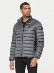 Calvin Klein Kurtka puchowa Recycled Side Logo K10K108291 Szary Regular Fit. Szare kurtki CALVIN KLEIN, m, bez wzorów, z puchu, bez kaptura. Za 499.99 zł.