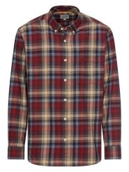 Camel Active Koszula w kolorze czerwono-niebiesko-beżowym rozmiar: XL. Brązowe koszule Camel Active, xl, bez wzorów, z bawełny, bez kołnierzyka, bez ramiączek. Za 122.09 zł.