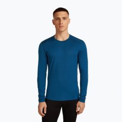 Longsleeve termoaktywny męski icebreaker 200 Oasis Crewe. Niebieskie bielizna termoaktywna Icebreaker, m, bez wzorów, bez ramiączek, narciarskie. Za 369.99 zł.