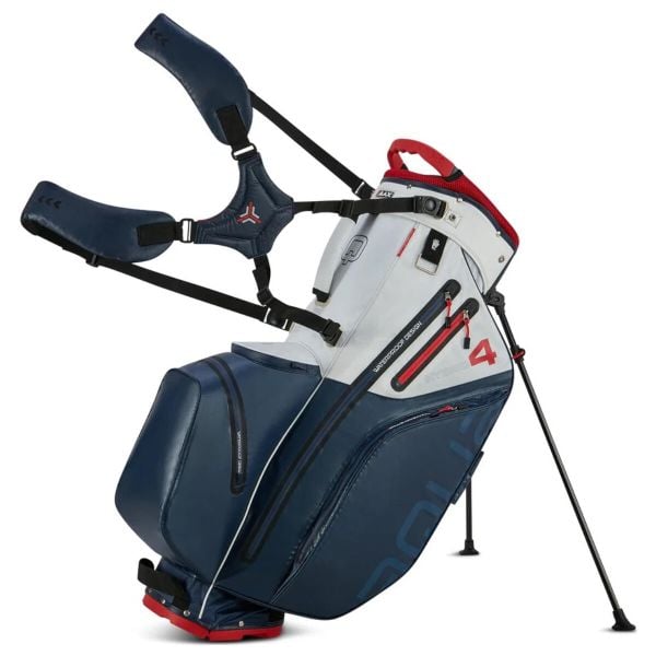 Torba golfowa BIG MAX AQUA Hybrid 4 – 100% wodoodporna – hybrydowy stojak i. Białe torby na ramię BIG MAX, bez wzorów, z materiału, na ramię, duże, bez dodatków. Za 1,183.96 zł.