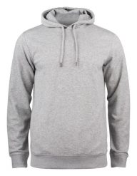 Clique Premium OC Hoody - bluza z kapturem z bawełny organicznej. Szare bluzy z kapturem CLIQUE, m, bez wzorów, z bawełny, z kapturem. Za 276.22 zł.
