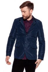 MĘSKA MARYNARKA WRANGLER BLAZER DARK NAVY W4742VMAE 112129035. Niebieskie garnitury Wrangler, l, bez wzorów. W wyprzedaży za 89.99 zł.