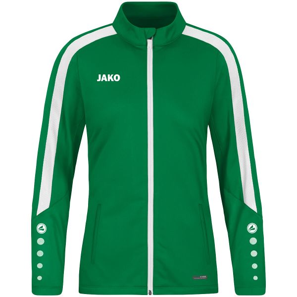 Poliestrowa bluza dresowa Jako Power. Zielone bluzy z kapturem JAKO, m, bez wzorów, z dresówki, z kapturem. Za 278.50 zł.