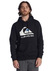 Bluza z kapturem BIG LOGO Czarny Mężczyźni. Białe bluzy z kapturem Quiksilver, m, bez wzorów, z bawełny, z kapturem. Za 278.50 zł.