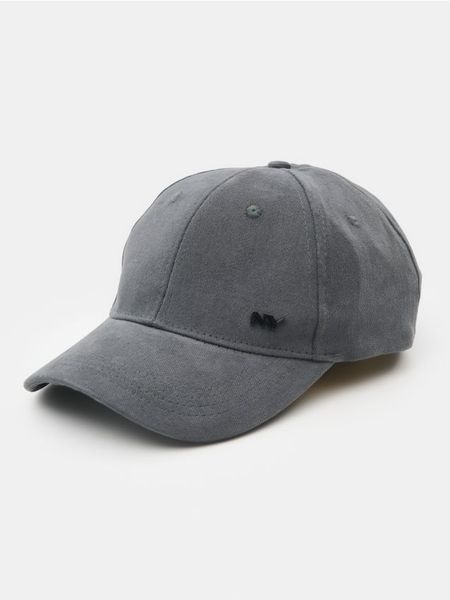 Bawełniana czapka z daszkiem - szary. Szare czapki z daszkiem Sinsay, bez wzorów, z bawełny. Za 15.99 zł.