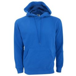 Męska Gładka Bluza Sportowa Przez Głowę Kaptur. Białe bluzy z kapturem SG, l, bez wzorów, z bawełny, z kapturem. Za 101.99 zł.