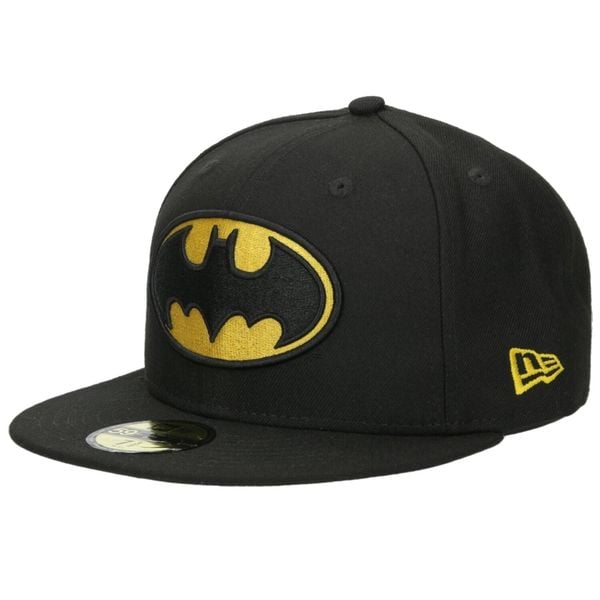 Czapka z daszkiem męska New Era Character Bas Batman Basic Cap. Czarne czapki z daszkiem New Era, bez wzorów, z poliesteru. Za 139.99 zł.