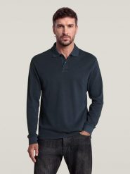 G-Star Koszulka polo w kolorze granatowym rozmiar: XXL. Niebieskie koszulki polo sportowe G-Star, xxl, bez wzorów, z bawełny, bez kołnierzyka, bez ramiączek. Za 254.95 zł.
