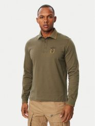 Aeronautica Militare Polo 262PO1940UJ00663 Khaki Regular Fit. Brązowe koszulki polo Aeronautica Militare, m, bez wzorów, z bawełny, bez kołnierzyka, bez ramiączek. Za 454.99 zł.