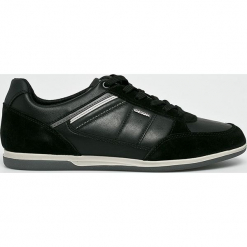 Geox - Buty. Czarne buty sportowe casual marki Geox, z materiału. Za 479.90 zł.