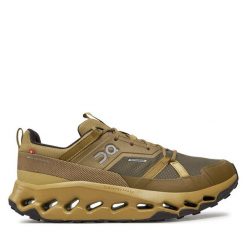 Trekkingi On. Zielone buty trekkingowe On, bez wzorów, bez zapięcia. Za 799.99 zł.