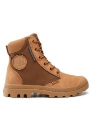 Palladium Trapery Pampa Sc Wpn U-S 77235-252-M Brązowy. Brązowe trapery Palladium, z nubiku, bez zapięcia. Za 669.00 zł.