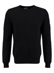 KEY LARGO Sweter "Episode" w kolorze czarnym rozmiar: L. Czarne swetry nierozpinane Key Largo, l, bez wzorów, z bawełny, bez kołnierzyka, bez ramiączek. Za 82.64 zł.