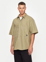 Converse Koszula M Wordmark Utility Shirt 10026433-A02 Khaki Regular Fit. Brązowe koszule Converse, l, bez wzorów, z bawełny, bez kołnierzyka, bez ramiączek. Za 229.99 zł.