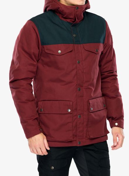 Kurtka Fjallraven Greenland Winter Jacket. Czerwone kurtki Fjällräven, na zimę, l, bez wzorów, z bawełny, bez kaptura. Za 1,148.39 zł.