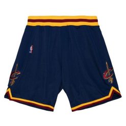 Autentyczne Szorty Cleveland Cavaliers Alternate 2011/12. Niebieskie szorty Mitchell & Ness, bez wzorów, sportowe. Za 736.50 zł.