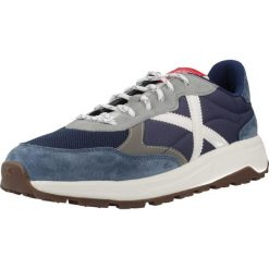 Buty MUNICH BABEL 14 Niebieski. Niebieskie buty trekkingowe munich, bez wzorów, ze skóry, bez zapięcia. Za 386.99 zł.