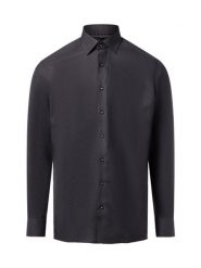 Finshley & Harding Koszula męska - Easy Care Mężczyźni Modern Fit Bawełna szary wzorzysty, 41. Szare koszule Finshley & Harding, m, bez wzorów, z bawełny, bez kołnierzyka, bez ramiączek. Za 199.95 zł.