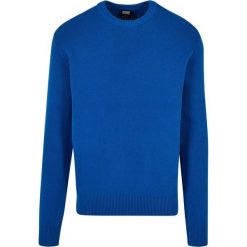 Gruba Bluza Męska Oversized. Niebieskie bluzy Urban Classics, l, bez wzorów, z bawełny, z kapturem. Za 222.99 zł.