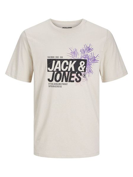 Jack & Jones Koszulka "Jaxon" w kolorze beżowym rozmiar: L. Brązowe bezrękawniki Jack & Jones, l, bez wzorów, z bawełny, bez kołnierzyka, bez ramiączek. Za 57.60 zł.