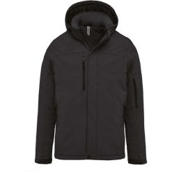 Parka Kariban Softshell doublée capuche. Czarne kurtki softshell KARIBAN, na zimę, m, bez wzorów, z softshellu, bez kaptura. W wyprzedaży za 421.00 zł.