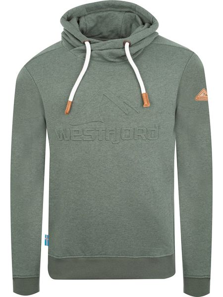Westfjord Bluza "Askja" w kolorze khaki rozmiar: M. Brązowe bluzy Westfjord, m, z aplikacjami, z bawełny, z kapturem. Za 128.55 zł.