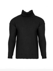 La Haine Inside Us Sweter | LM278 | Mężczyzna | Czarny. Czarne golfy La Haine Inside Us, m, bez wzorów, z poliesteru, bez ramiączek. W wyprzedaży za 479.00 zł.