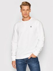 Polo Ralph Lauren Bluza Lsl 710766772009 Biały Regular Fit. Białe bluzy Polo Ralph Lauren, m, bez wzorów, z syntetyku, bez kaptura. Za 769.99 zł.