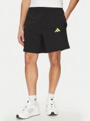 Adidas Szorty sportowe Tech JM6252 Czarny Regular Fit. Czarne krótkie spodenki sportowe Adidas, m, bez wzorów, z syntetyku. Za 129.99 zł.