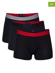 Joop! Bodywear Bokserki (3 pary) w kolorze czarnym rozmiar: XL. Czarne bokserki Joop! Bodywear, xl, bez wzorów. Za 84.45 zł.
